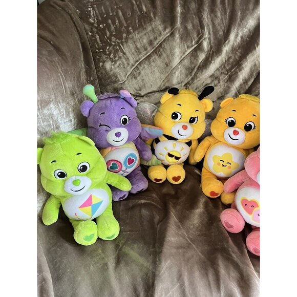 Care Bears 2021 Unlock the Magic Lot Of 5 Plush Stuffed 9 inch Care Bear Toys - Picture 5 of 16